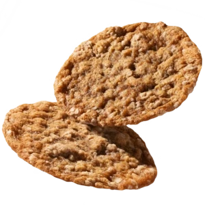 Crumbl Oatmeal Cookie Thins freshly baked and crispy