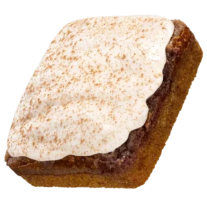 Crumbl Pumpkin Square Cake with cream cheese frosting